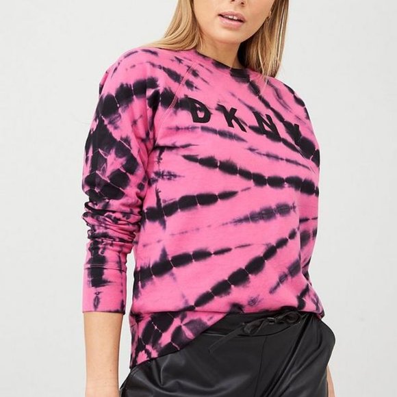 Dkny tie dye sweatshirt Clearance